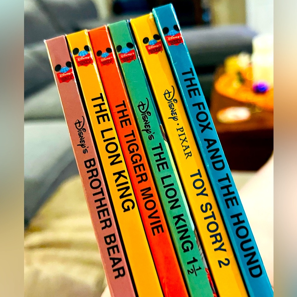NWOT Set of Six Disney ‘Wonderful World of Reading’ Series Books! Great Gift!
